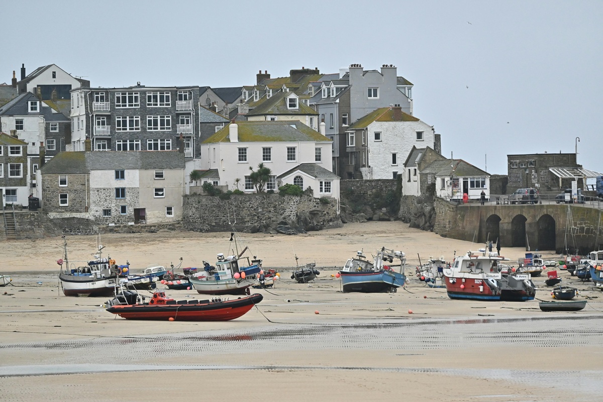 St Ives harbour in Cornwall